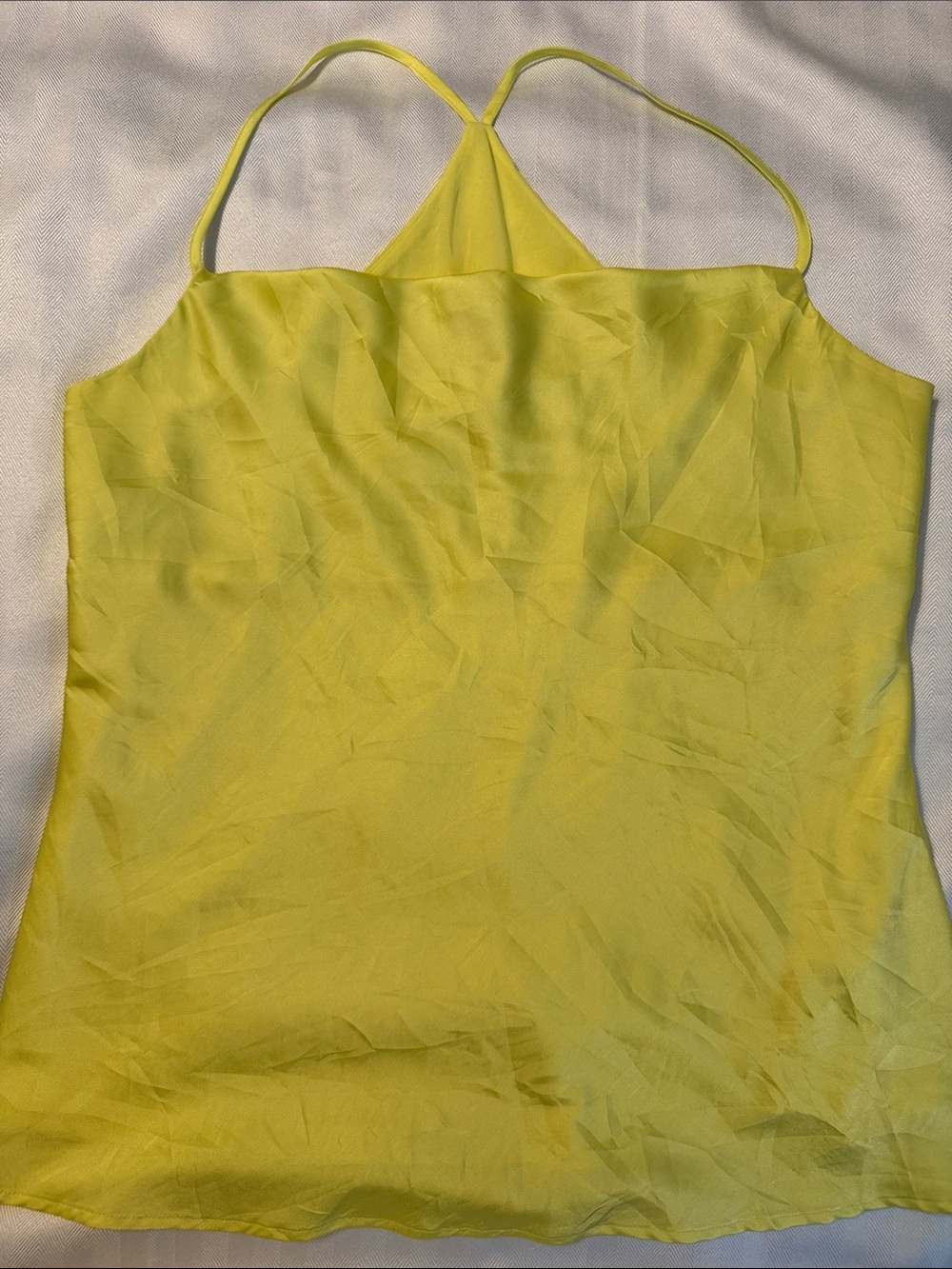 Express Yellow Spaghetti-Strap Camisole